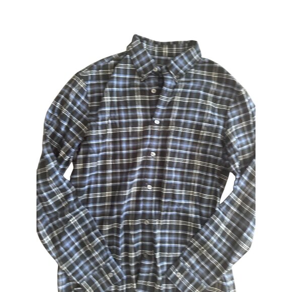 CLUB MONACO Blue Plaid Button Down Shirt Sz M NEW with tags - Picture 2 of 7